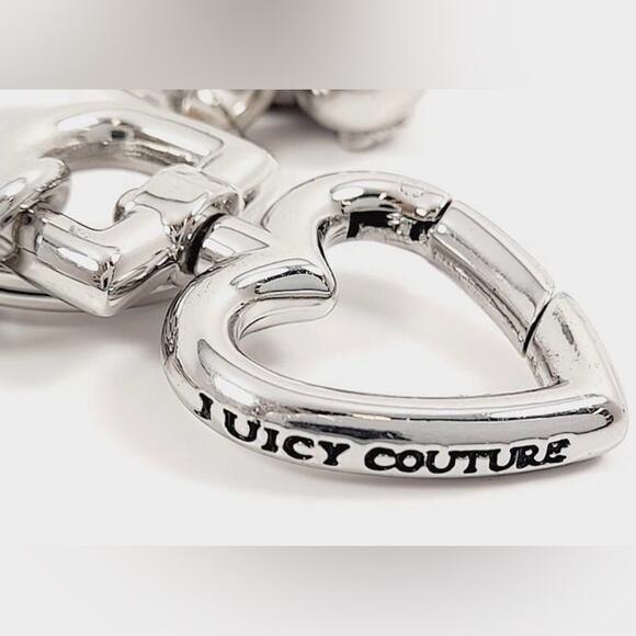Juicy Couture Silver/ Pink Tone 🩷 Bow And Arrow Keychain - Picture 5 of 5